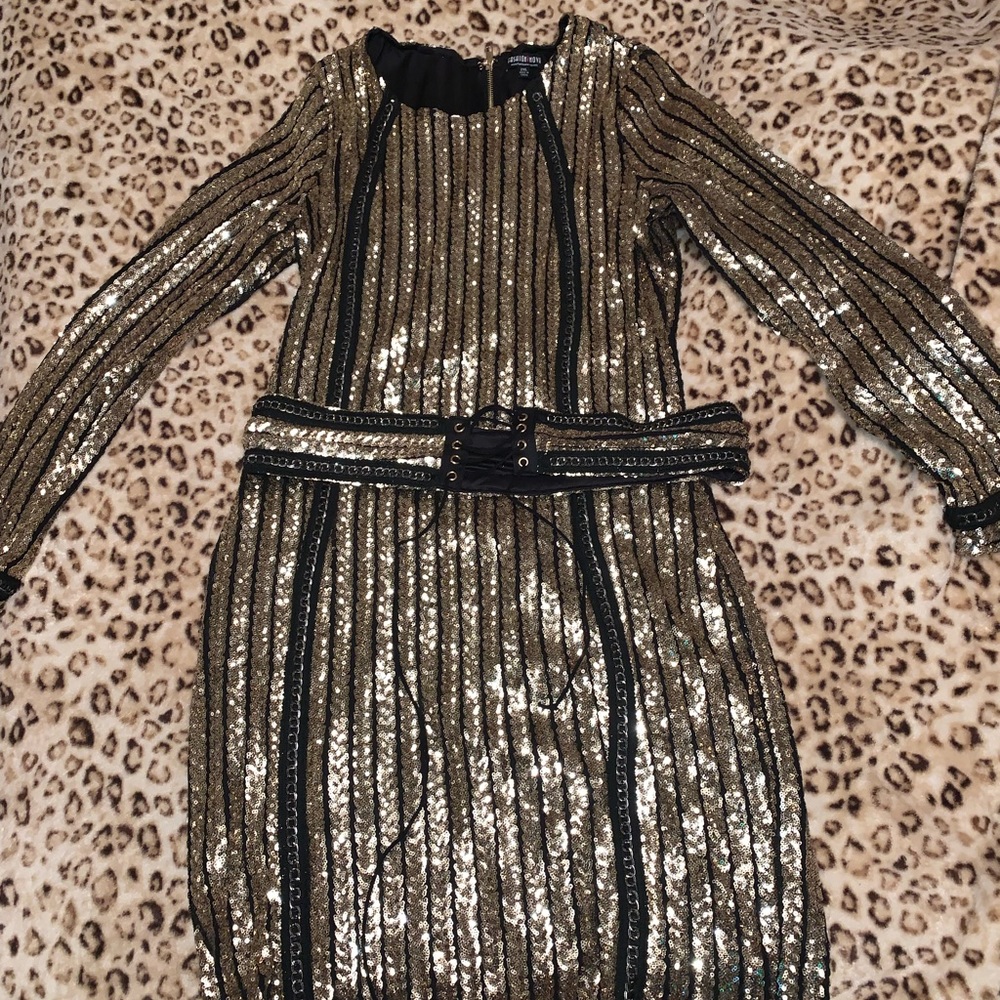 Sequin Dress w/ belt